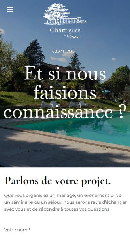 Nouveau site internet de la Chartreuse de Dane